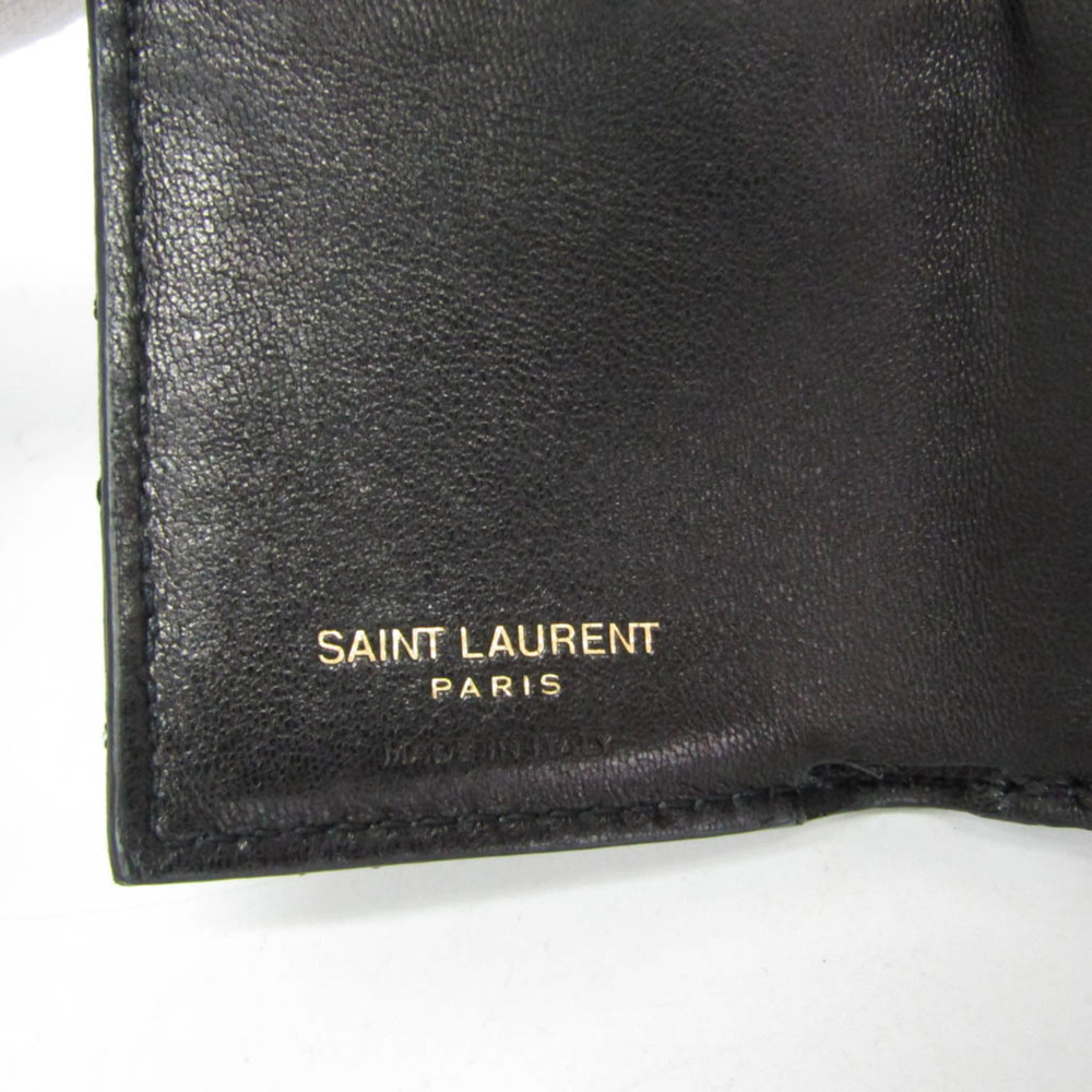 Yves Saint Laurent Gabby Compact Wallet 734494 Women's  Lambskin Wallet (tri-... - Picture 13 of 14